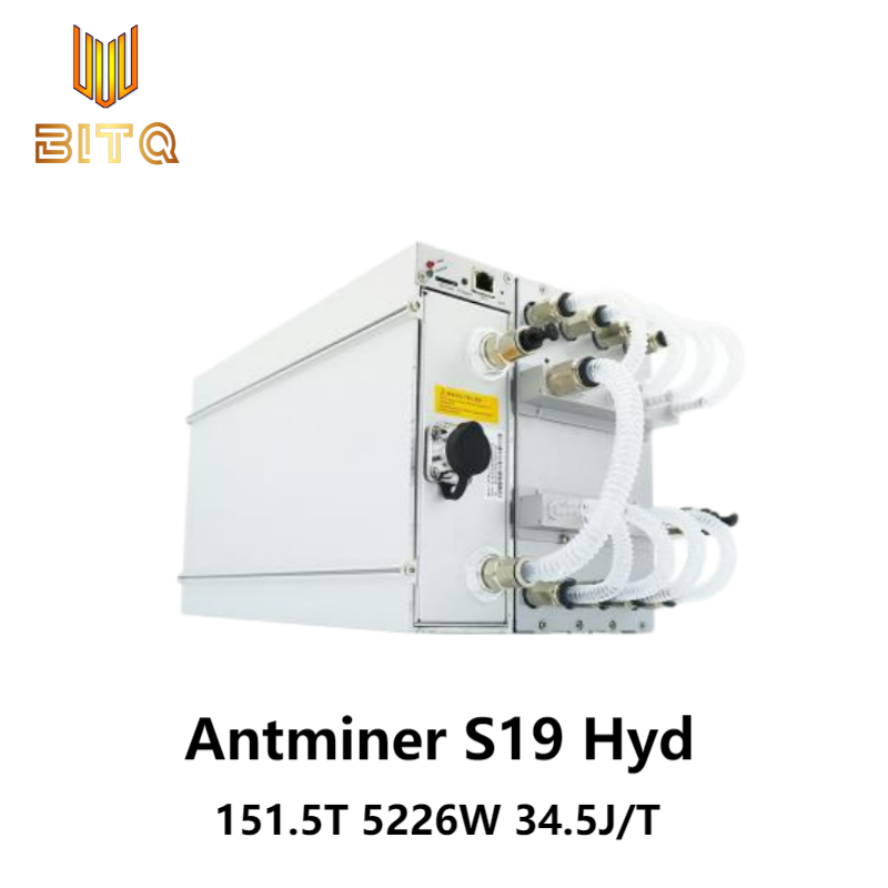 New Antminer S19 Hyd 158T/151.5T Bitmain BTC Crypto Btc Mining Machine Asic Miner