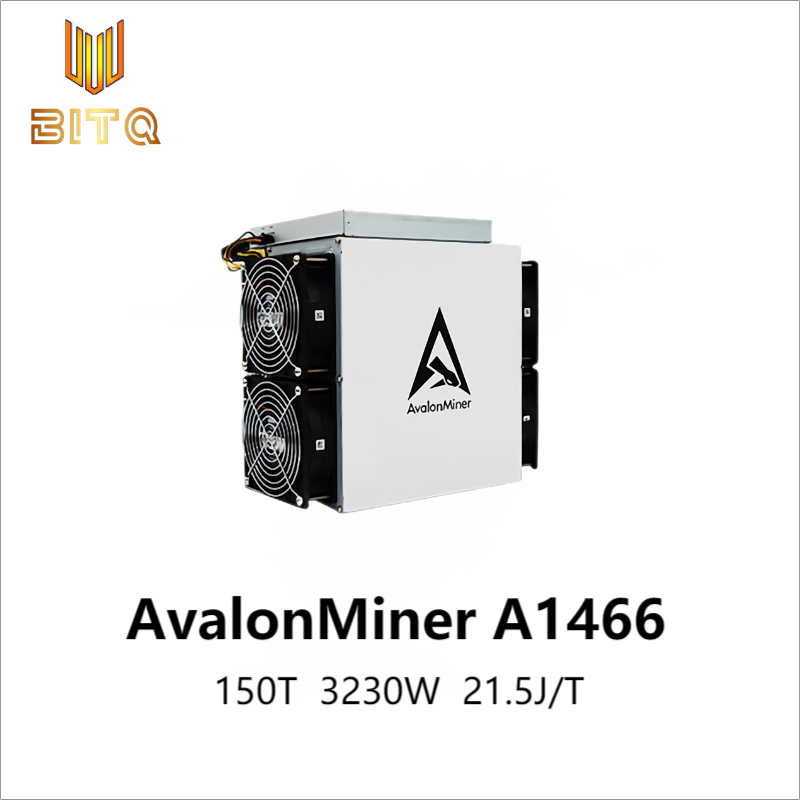 Avalon Miner New A1466 150T 3230W Canaan Avalon BTC Miner SHA-256 Algorithm Asic Mining Bitcoin Miner